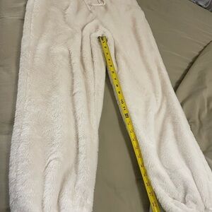 No Boundaries White Fleece Pants